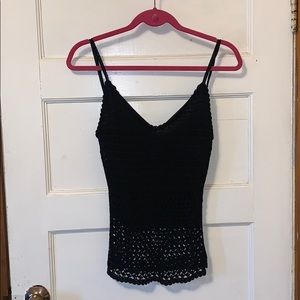 Vintage Style Crochet Spagetti Strap Top